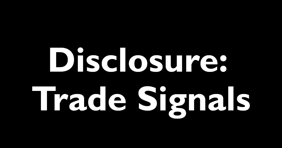 Trade Signals - Disclaimer
